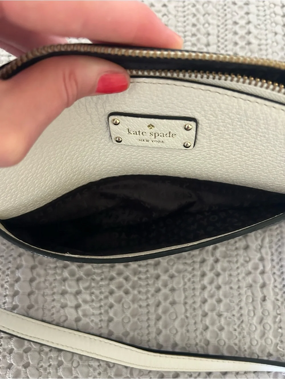 Kate Spade Two-Tone Black and White Crossbody Bag